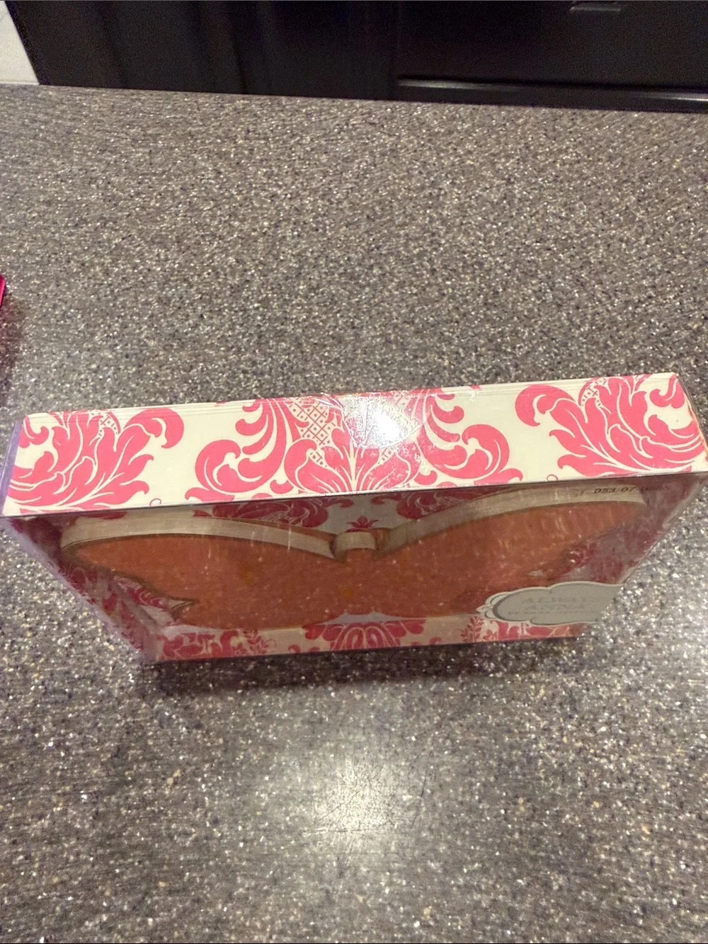 Always Coral Butterfly Decorative Tray
